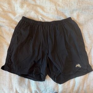 Tracksmith Session Shorts 5” Black, Men’s Large